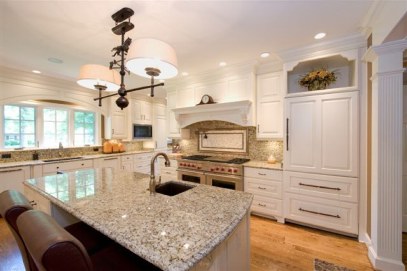 K+B Builders Inc. White Kitchen Remodel